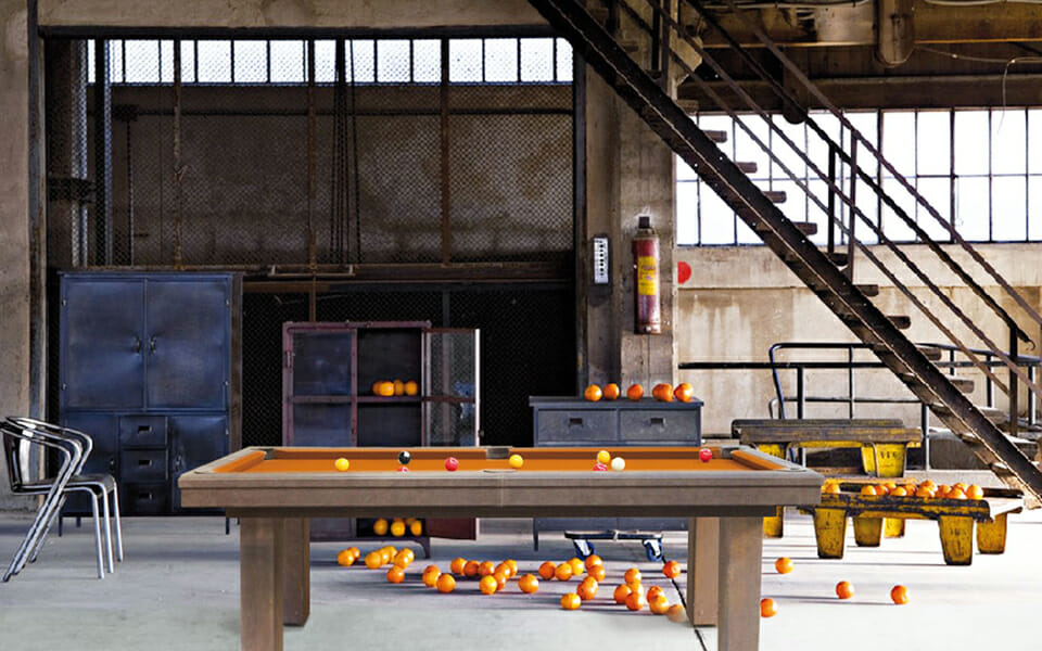 Mesa de billar moderna Factory - Billards Toulet