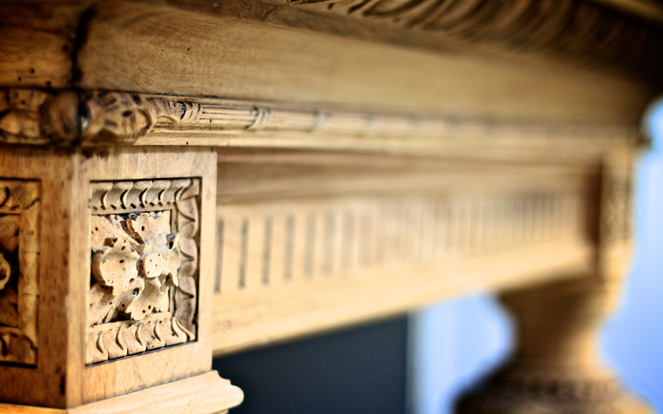 mesa de billar de madera antigua renovada y restaurada - Billards Toulet