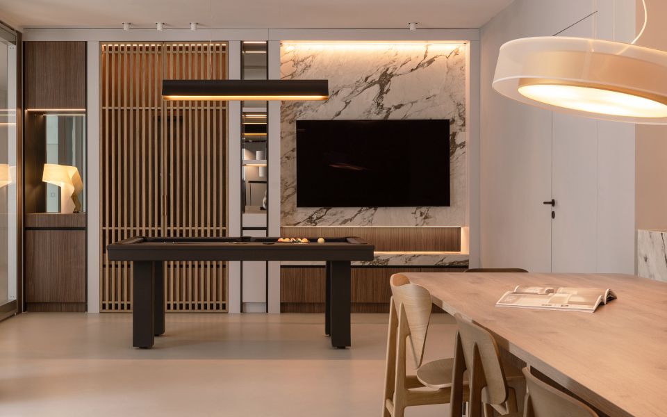 mesa de billar Leather The 11 Decks Pasch Design Jelena Filipinski