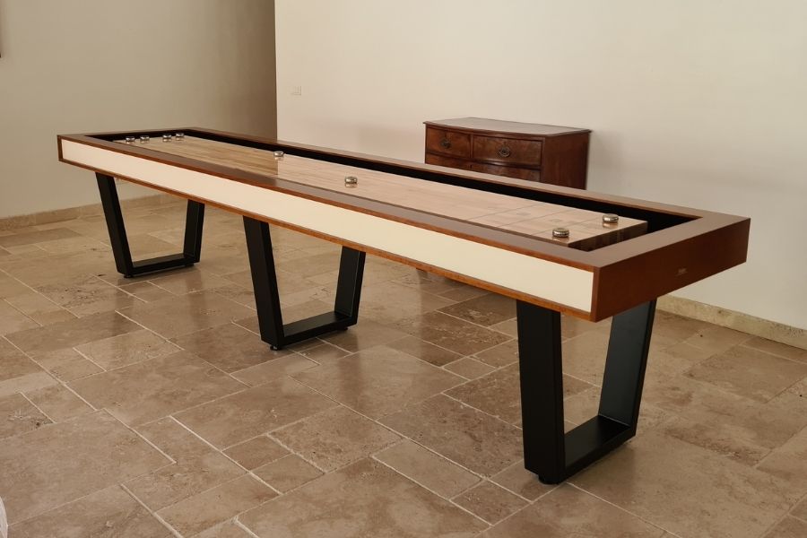 Shuffleboard mesa de tejo fabricada en Francia - Billards Toulet